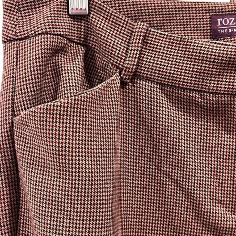 ❗️🤎❗️Roz & Ali Brown Wide Leg Pants✨️EUC✨️Sz 10R🤎❗️ - Picture 3 of 10